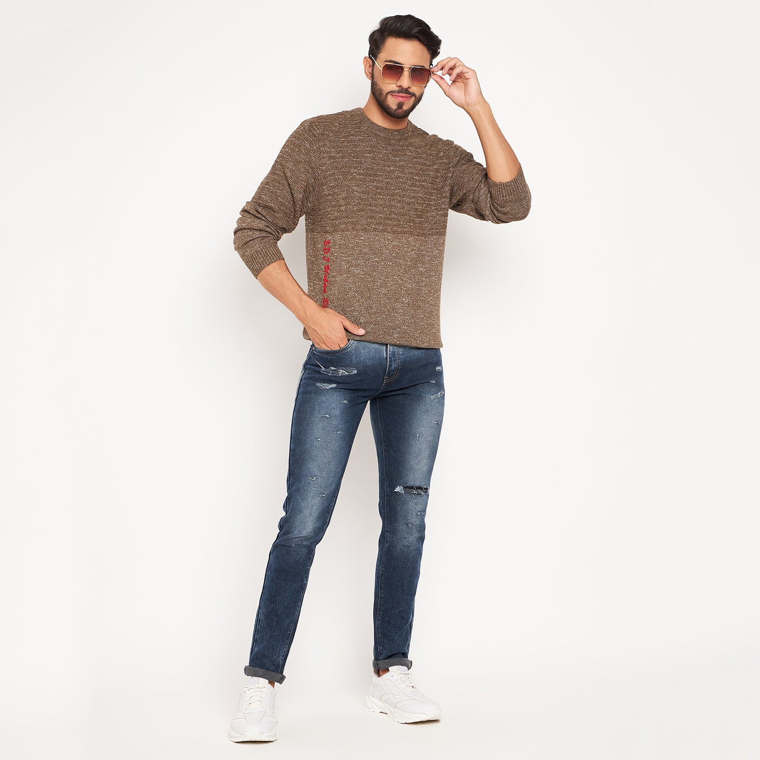 Duke Urban Men Full Sleeve Round Neck Pullover (SDS2016)