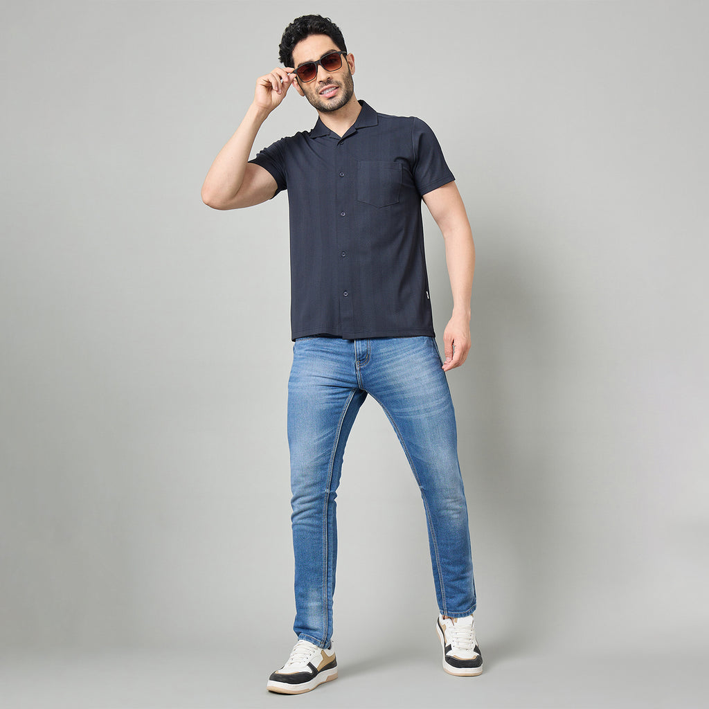 Duke Urban Men Half Sleeve Cotton Shirt (LF7762)