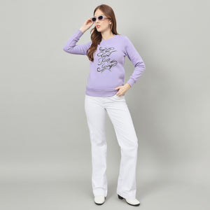 Duke Women Round Neck Regular Sweatshirt (LFX956)