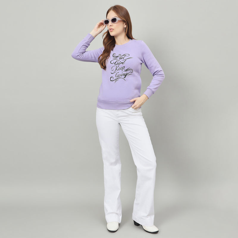 Duke Urban Women Round Neck Regular Sweatshirt (LFX956)