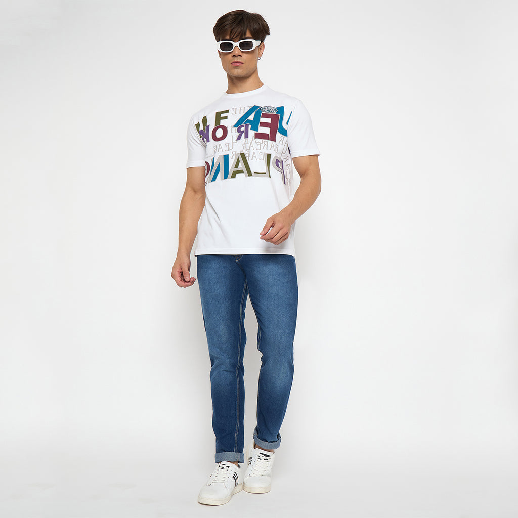 Duke Urban Men Half Sleeve Cotton T-shirt (LF7053)