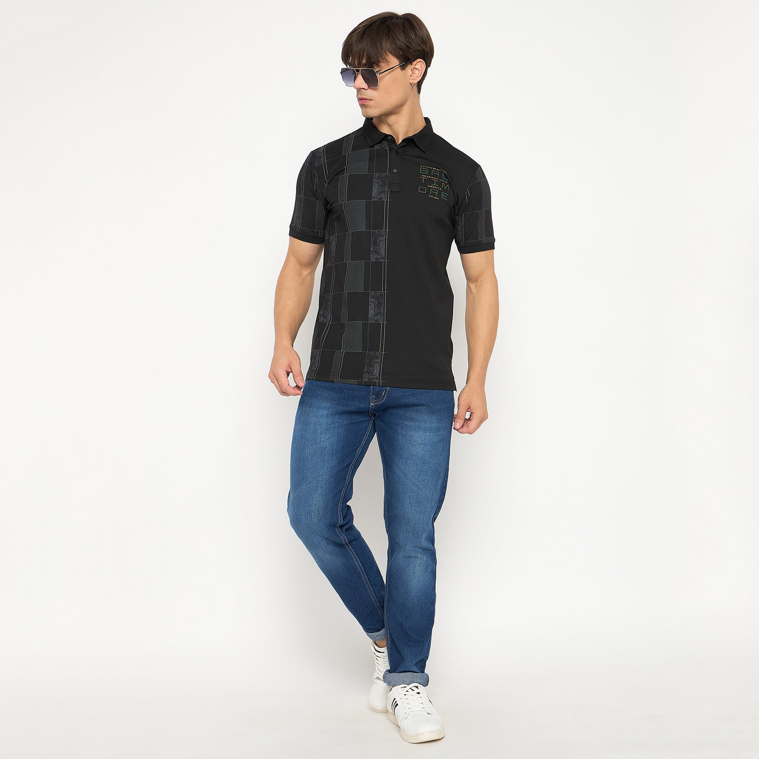 Duke Urban Men Half Sleeve Cotton T-shirt (LF7176)