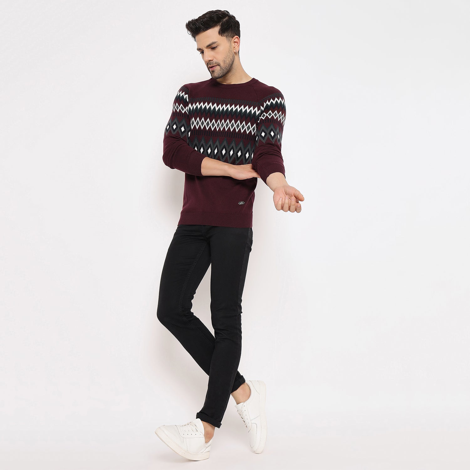 Duke Urban Men Full Sleeve Round Neck Pullover (SDS2186)