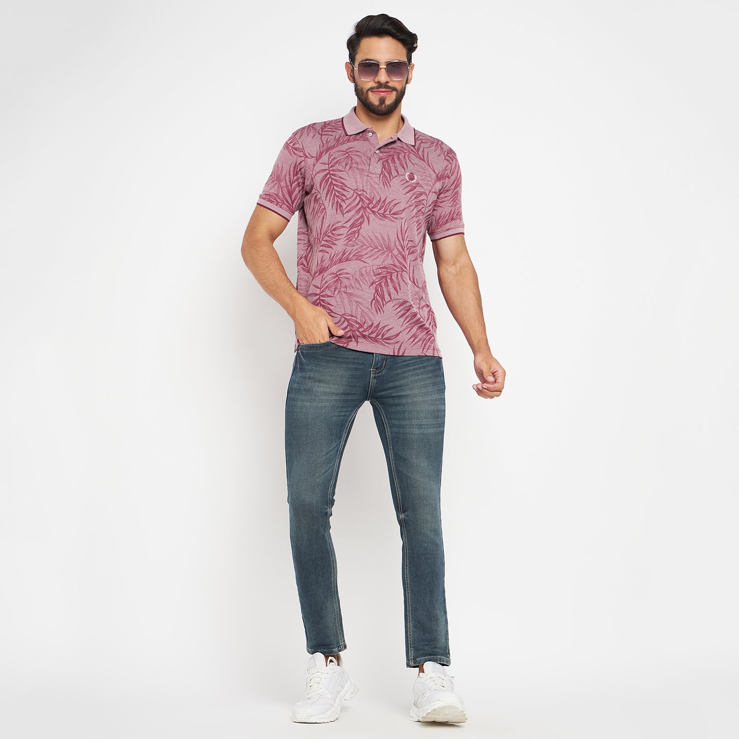 Duke Stardust Men Polo Neck Half Sleeve Cotton T-shirt (LF5714)