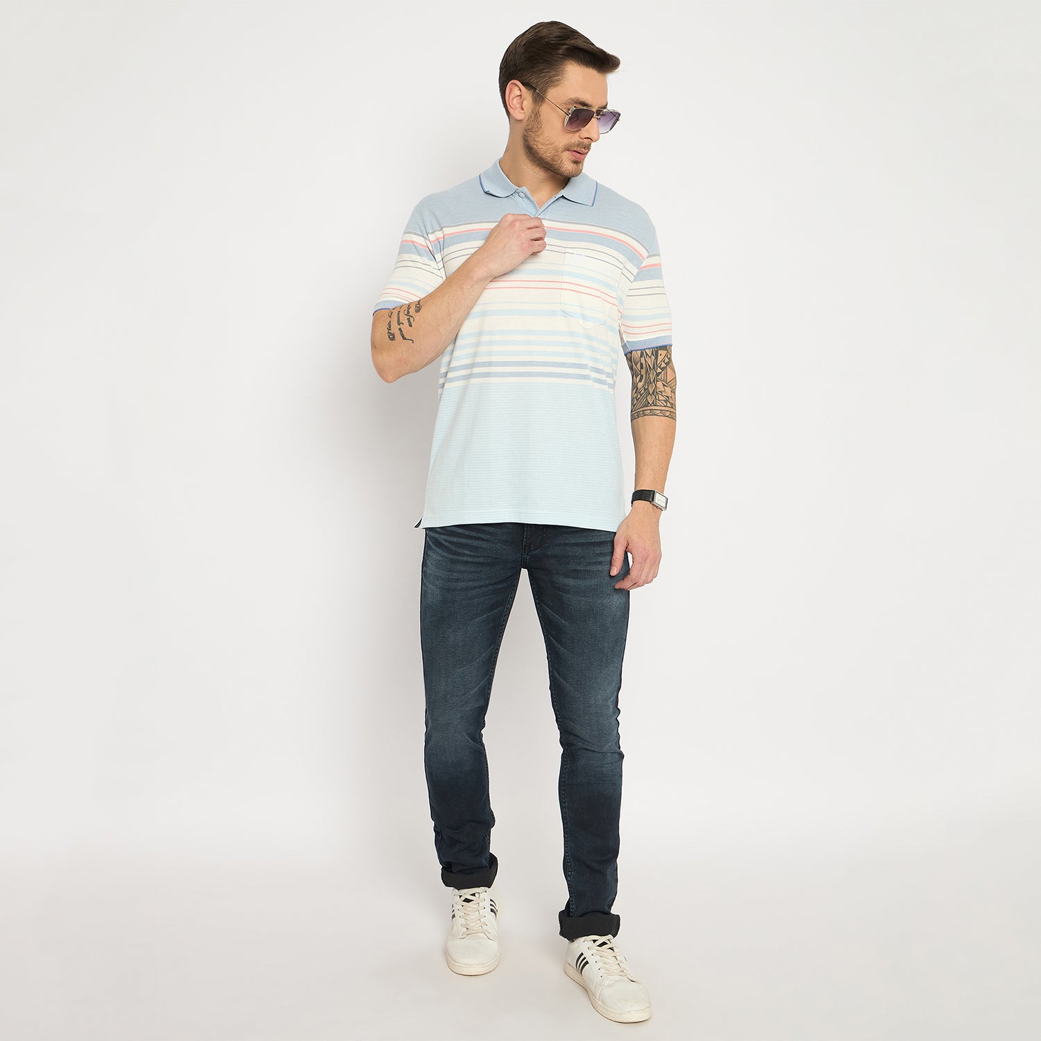 Duke Urban Men Half Sleeve Cotton Tshirt (LF7393)