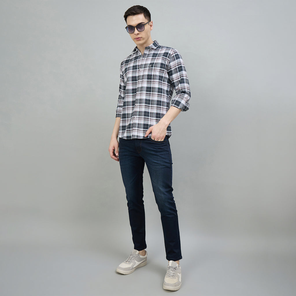 Duke Urban Men Ankle Length Mid-Rise Light Fade Stretchable Jeans (SDD9135A)