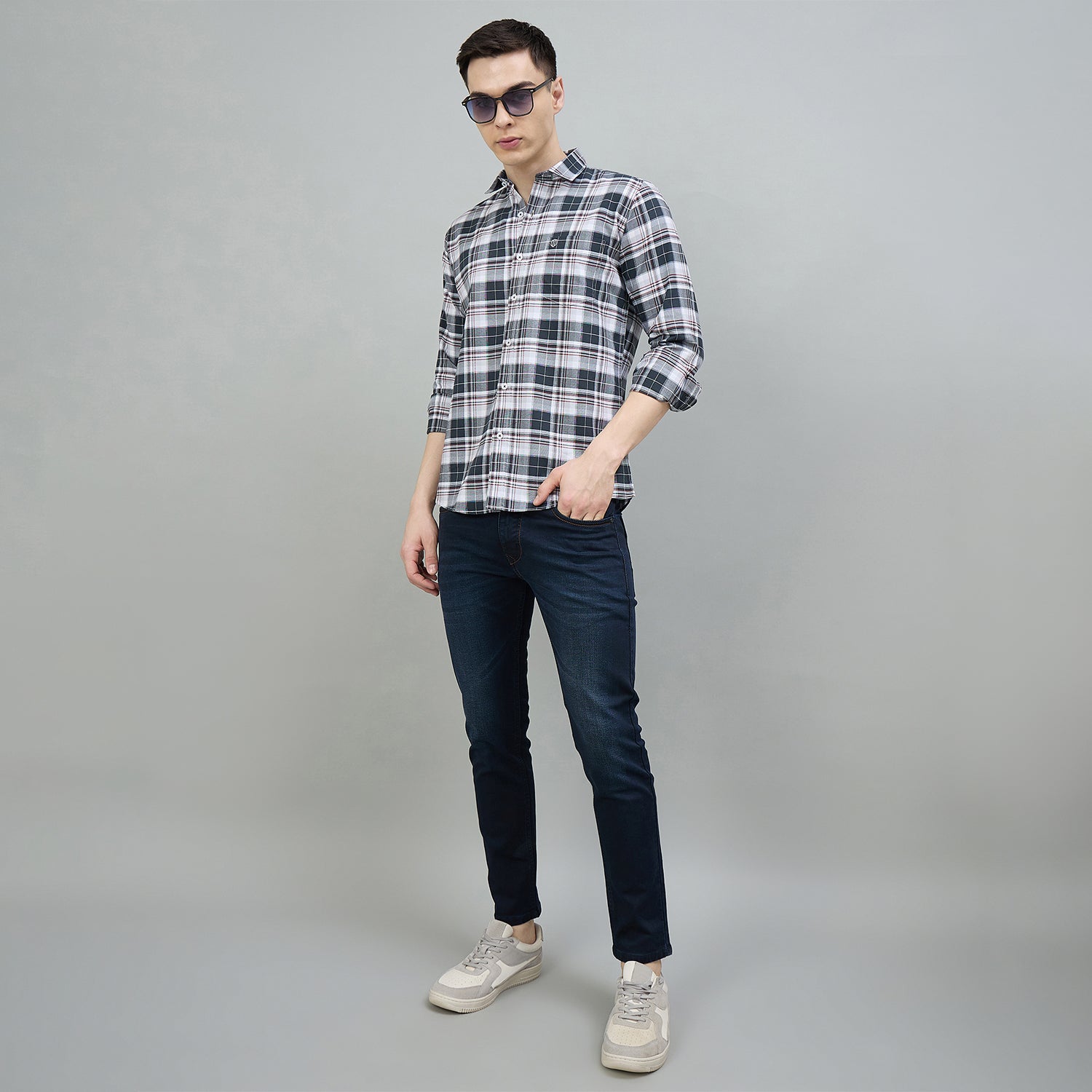Duke Urban Men Ankle Length Mid-Rise Light Fade Stretchable Jeans (SDD9135A)