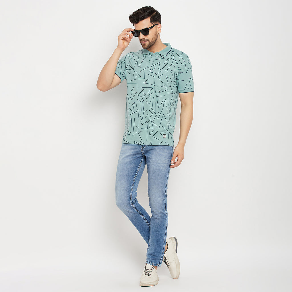 Duke Stardust Men Half Sleeve Polo Neck Cotton T-shirt (1142)