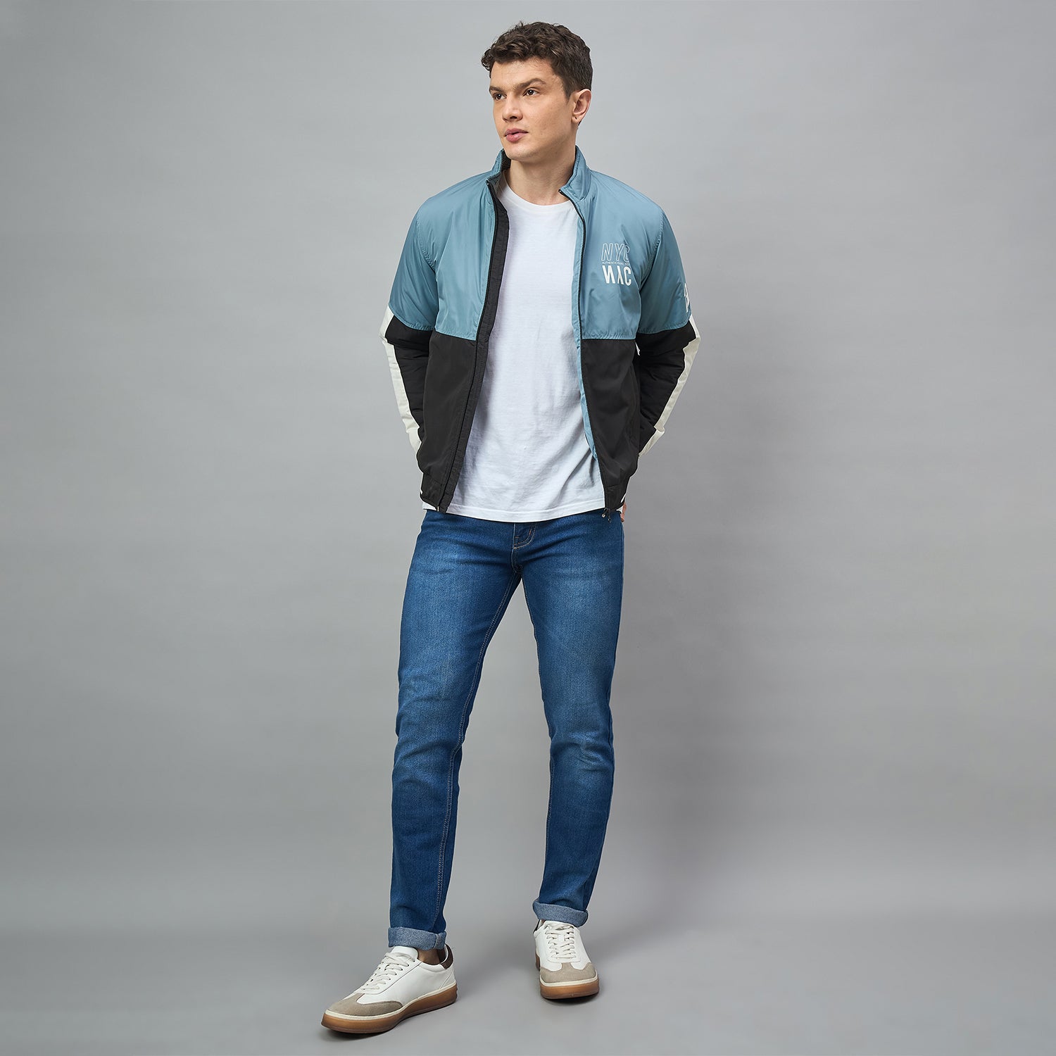 Duke Urban Men Full Sleeve Slim fit Bomber Jacket (SDZ4097)