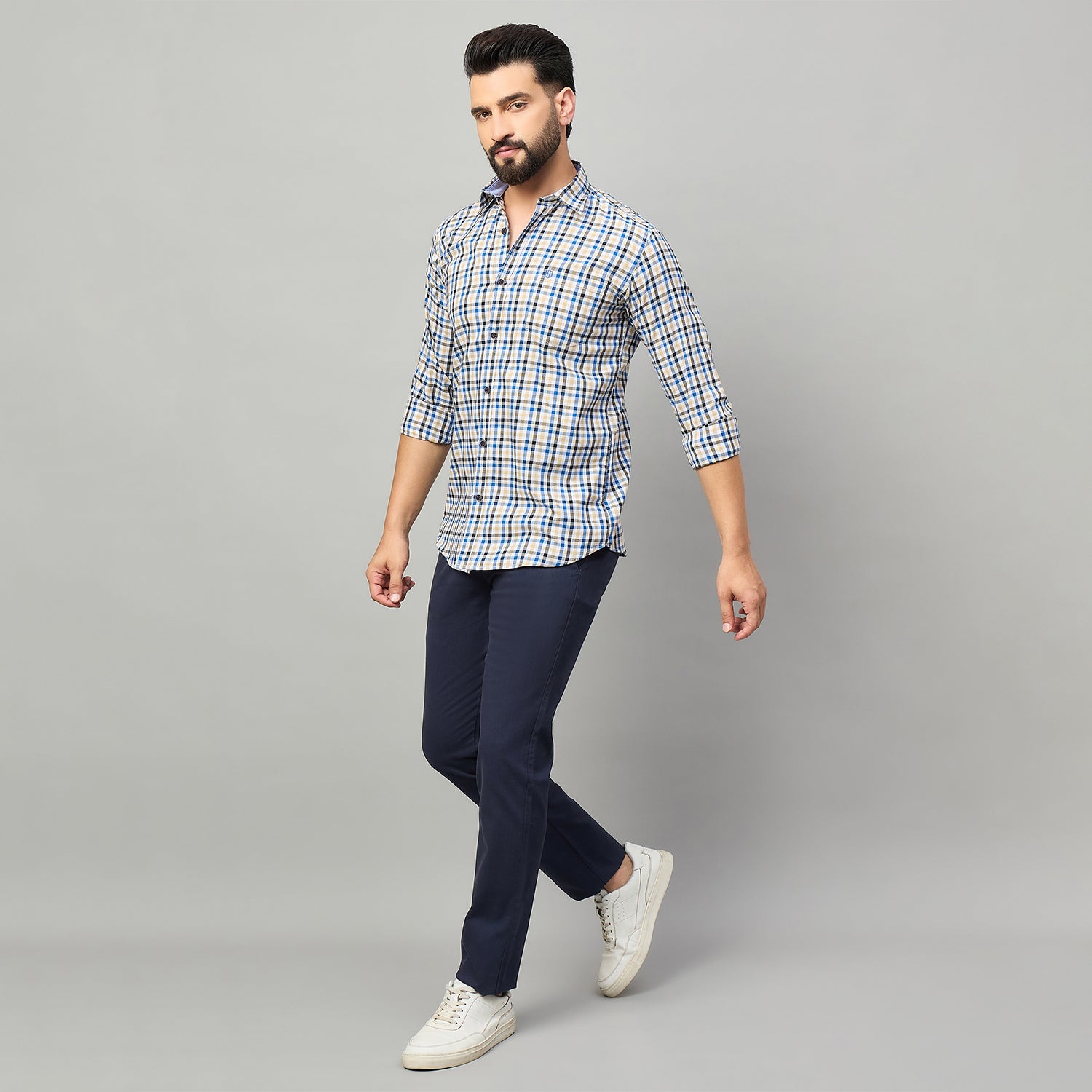 Duke Urban Men Full Sleeve Cotton Shirt (SDO5CKBE)