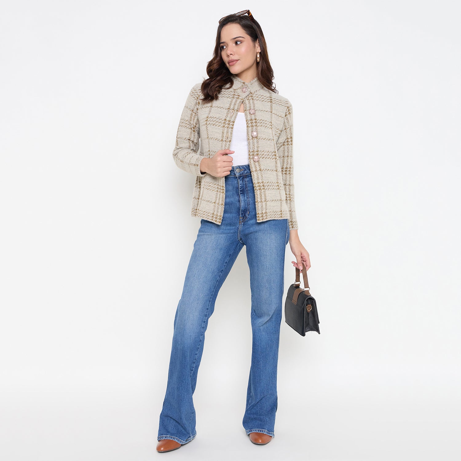 Duke Urban Women Full Sleeve Front Open Cardigan (SDS1343)