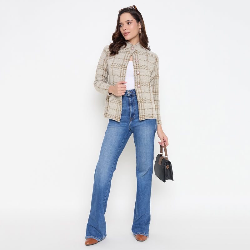 Duke Urban Women Full Sleeve Front Open Cardigan (SDS1343)