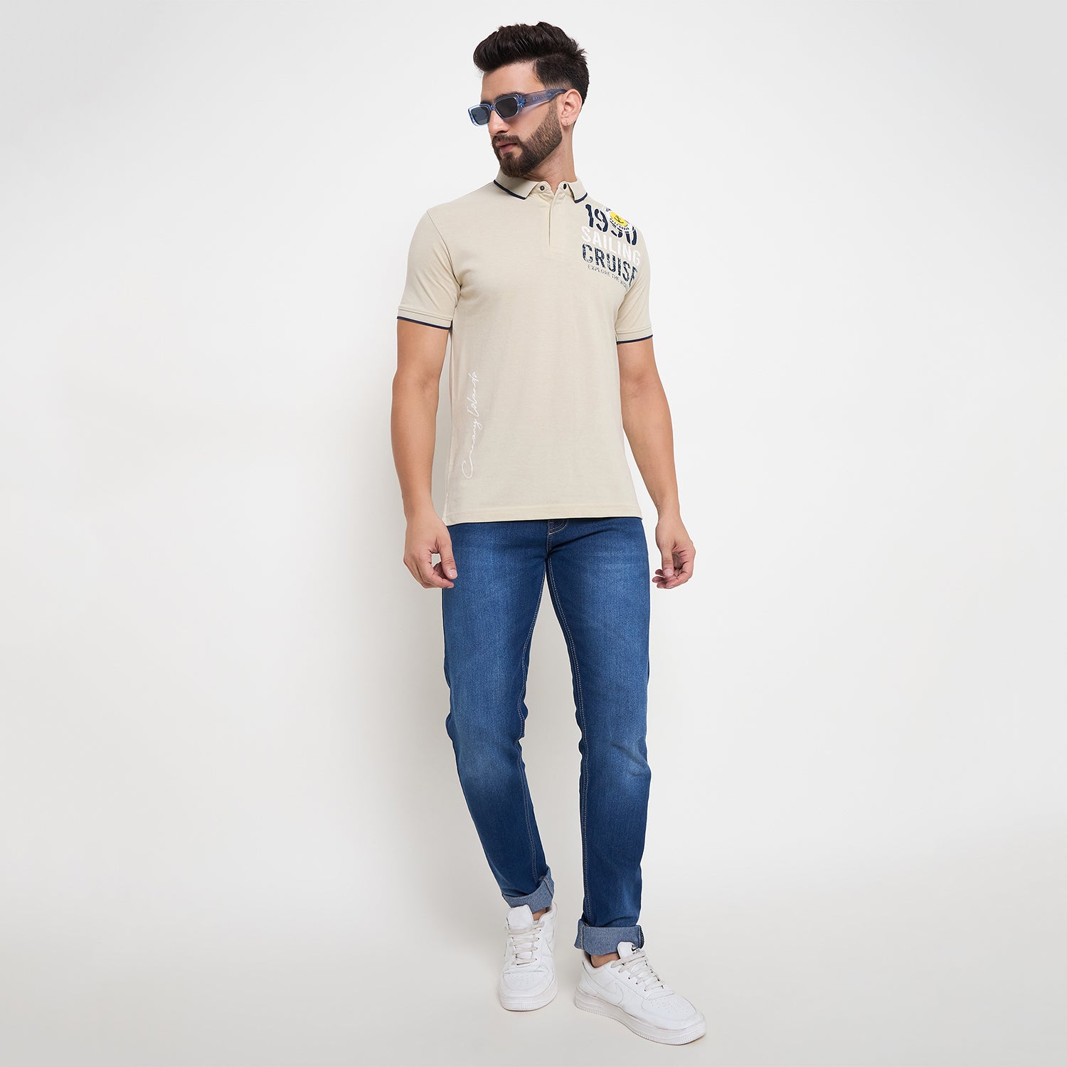 Duke Urban Men Half Sleeve Cotton Tshirt (LF7172)