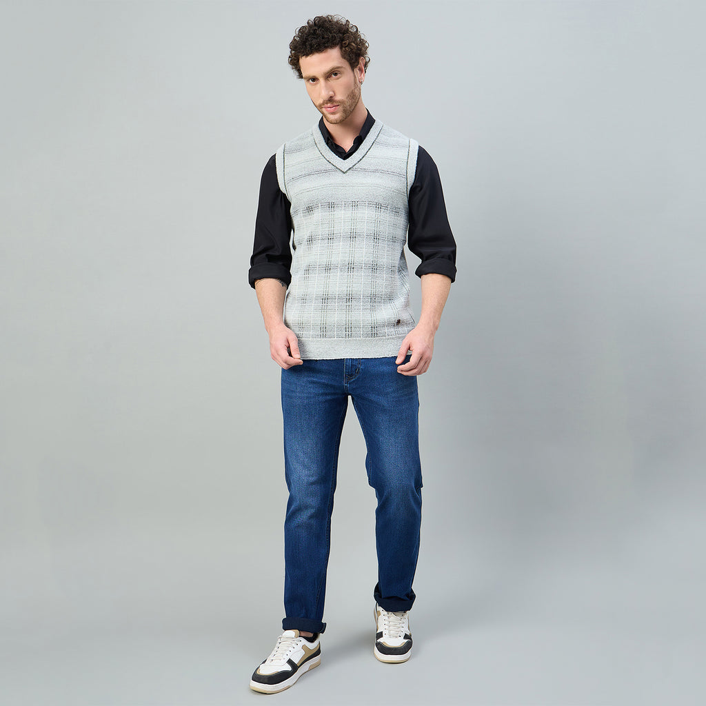 Duke Urban Men V Neck Sleeveless Regular Sweater (SDS2255)