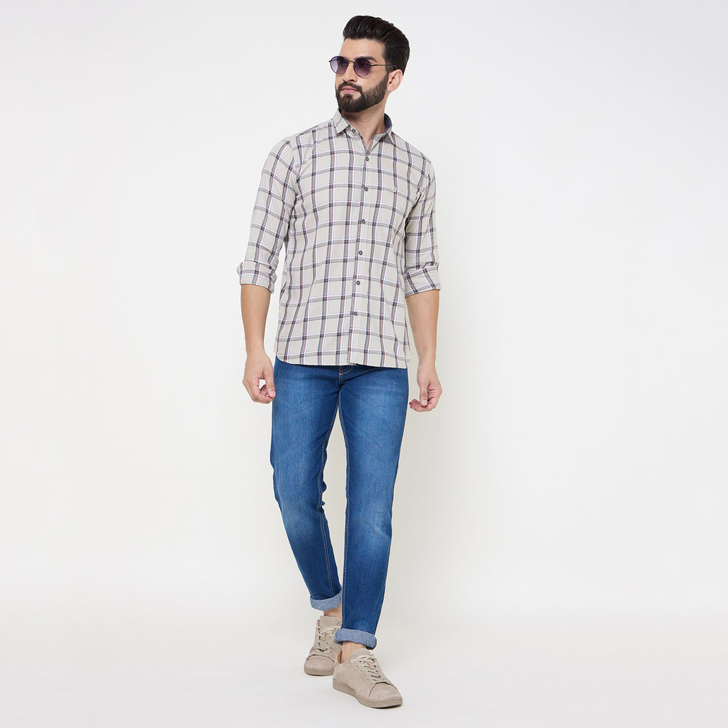 Duke Urban Men Full Sleeve Cotton Shirt (SDO8CKE)