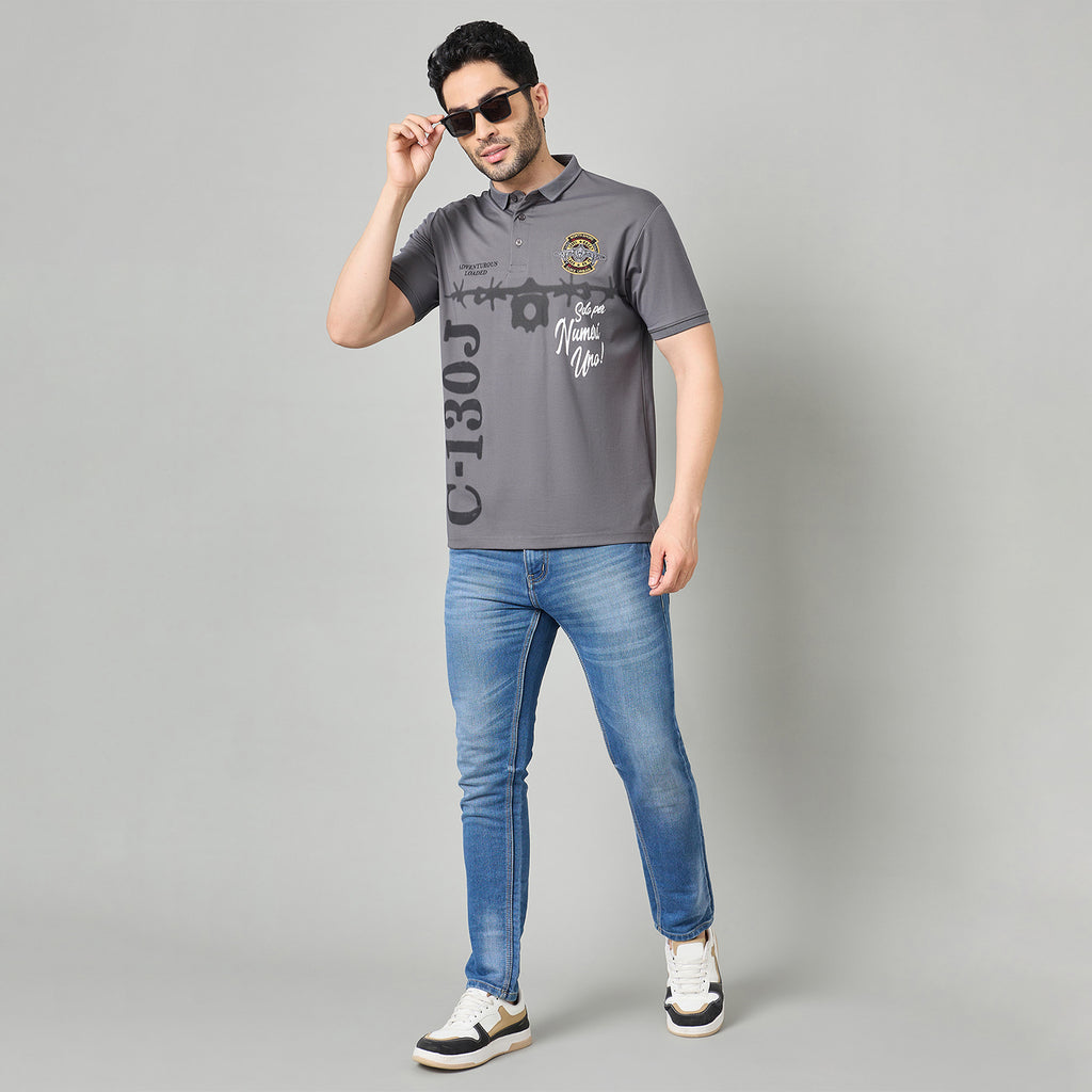 Duke Urban Men Half Sleeve Cotton Tshirt (LF7638)