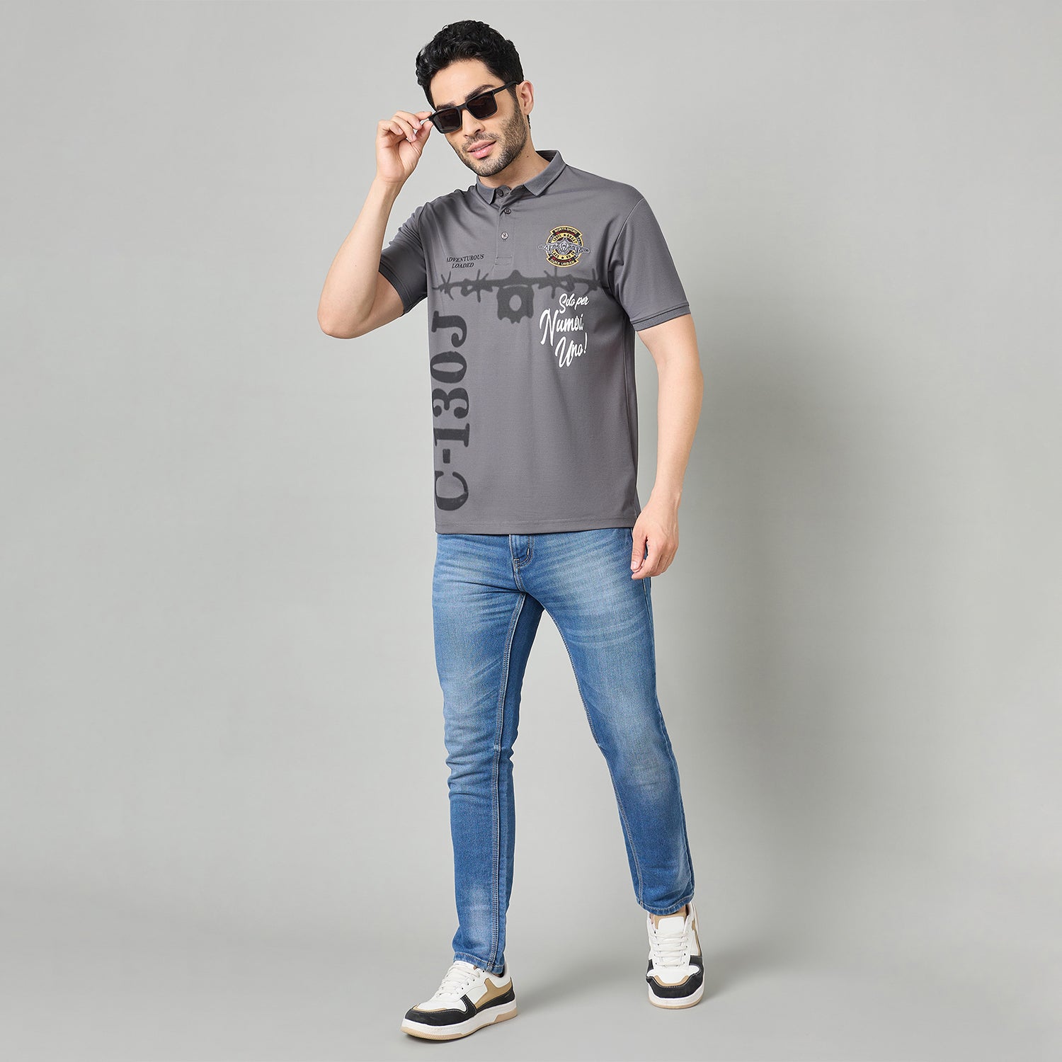 Duke Urban Men Half Sleeve Cotton Tshirt (LF7638)