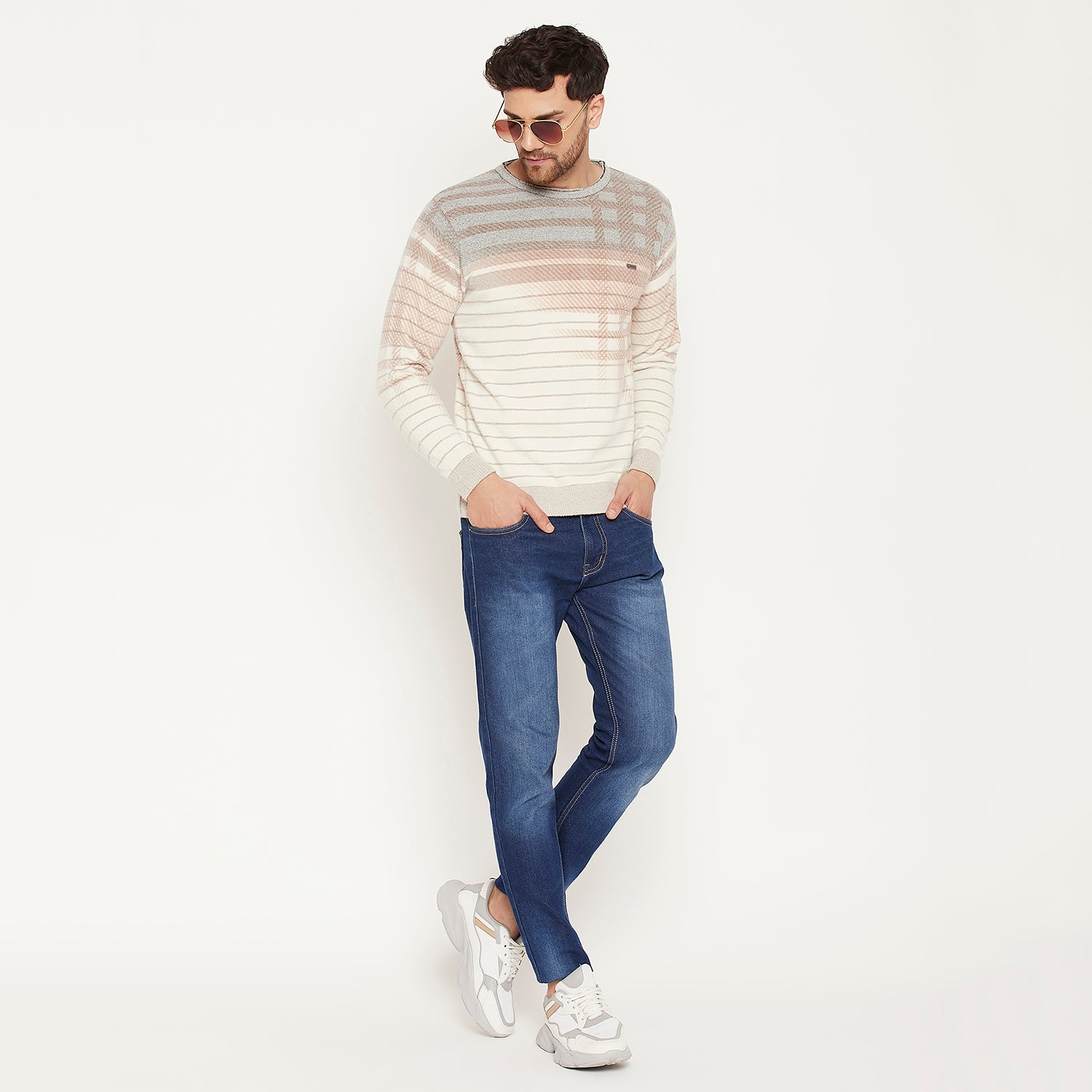 Duke Urban Men Full Sleeve Round Neck Pullover (SDS2111)