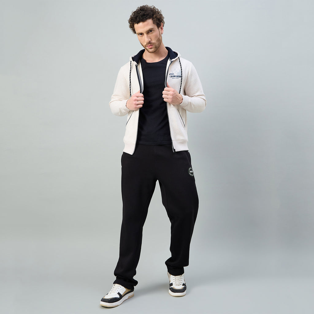 Duke Urban Men Hooded Smart fit Full Zip Sweatshirt (LF6357)