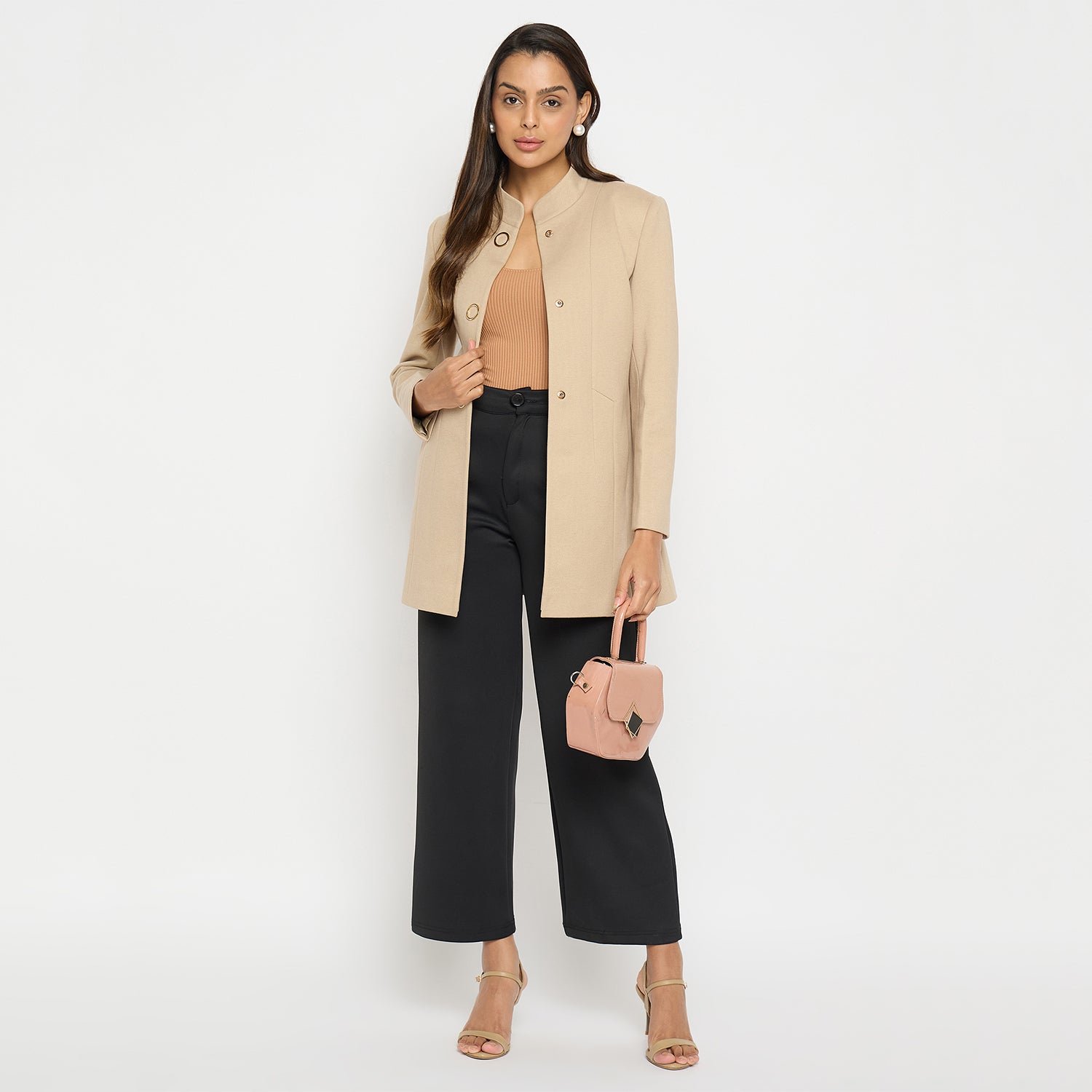 Duke Urban Women Full Sleeve Long Coat (SDZ4107)