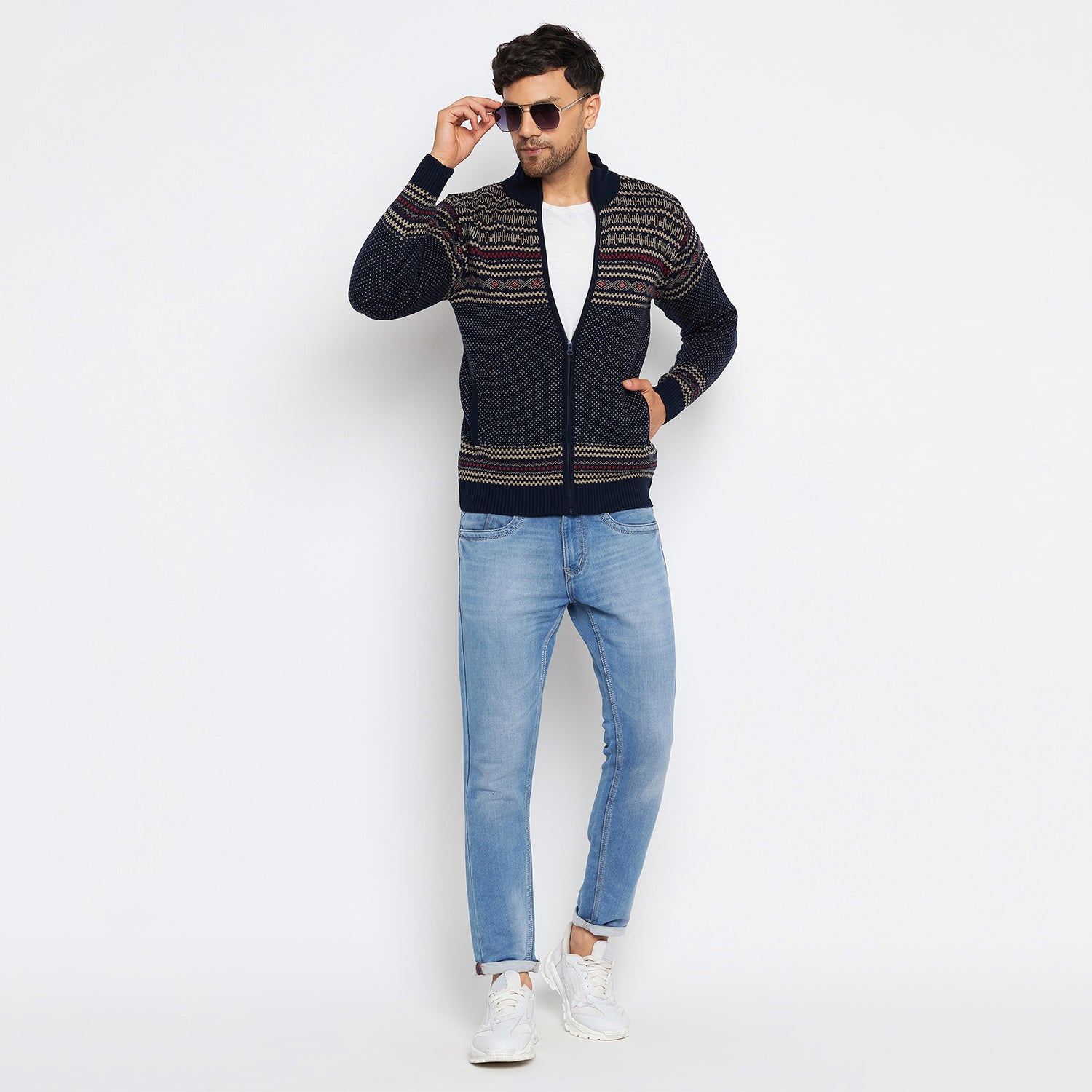Duke Urban Men Full Sleeve High Neck Pullover (SDS2082)
