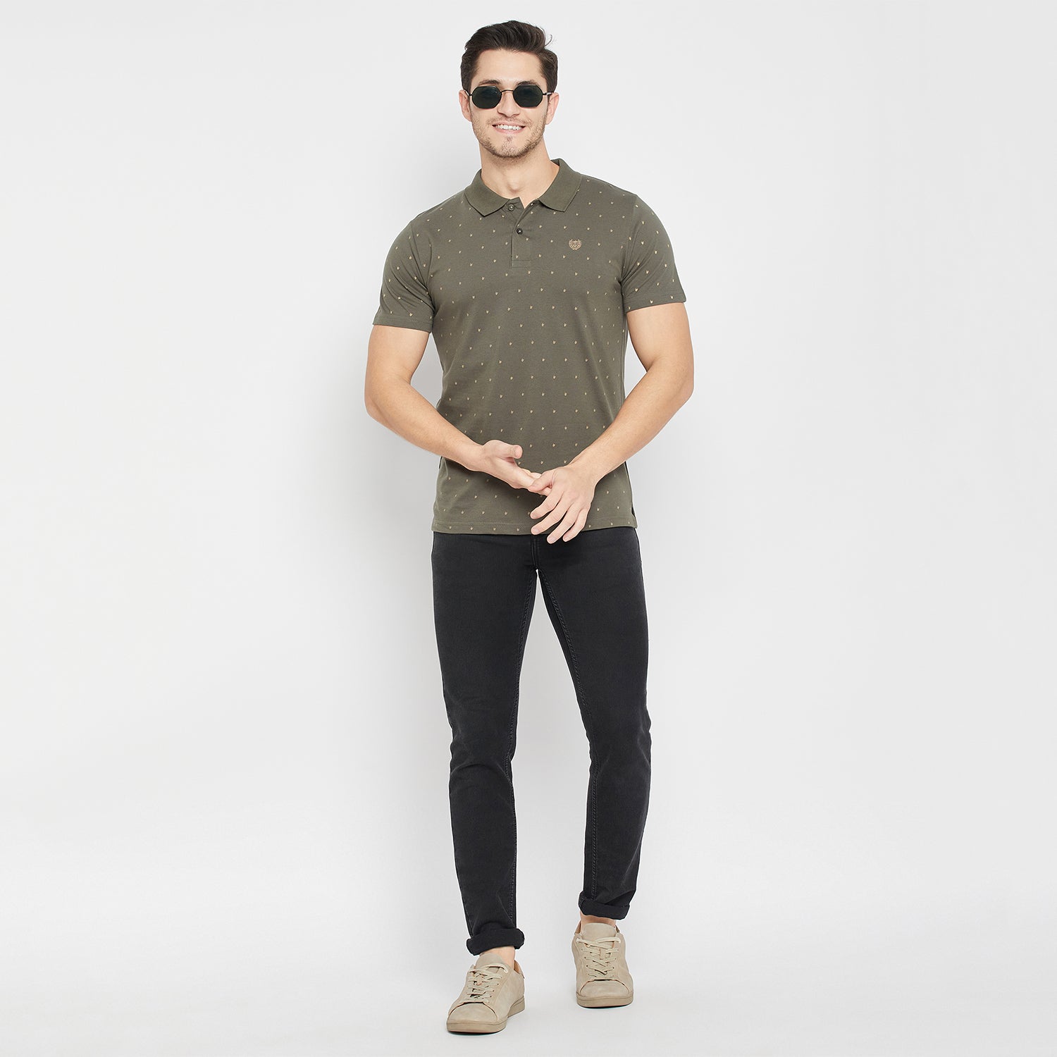 Duke Stardust Men Half Sleeve Cotton T-shirt (ONSD59)