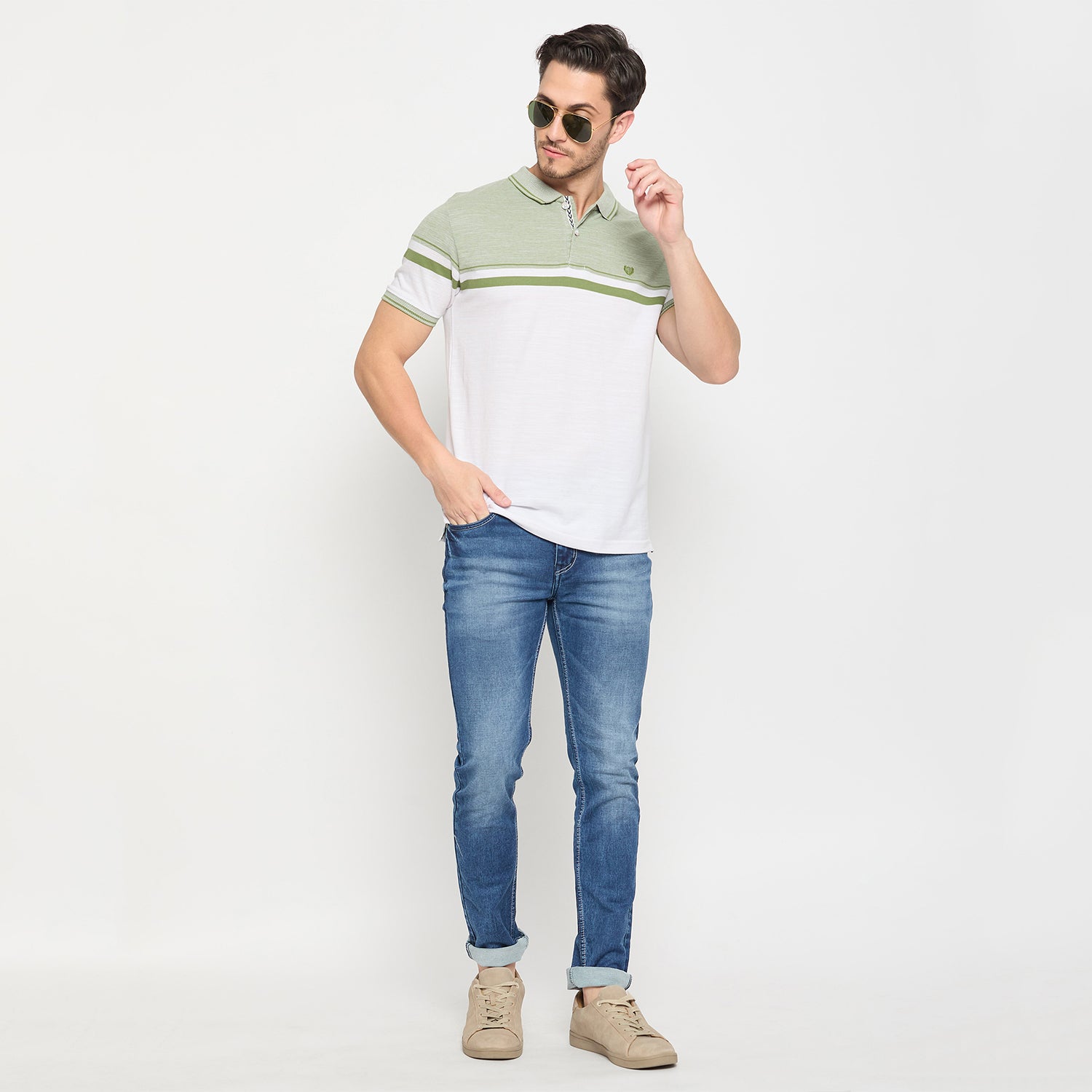 Duke Urban Men Half Sleeve Cotton T-shirt (LF7026)