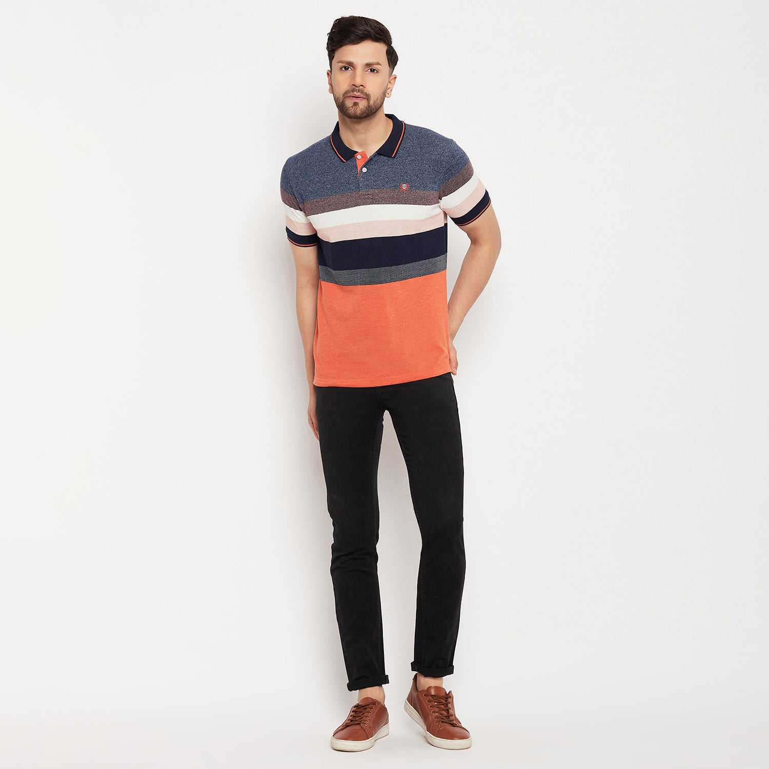 Duke Urban Men Half Sleeve Cotton T-shirt (LF7005)