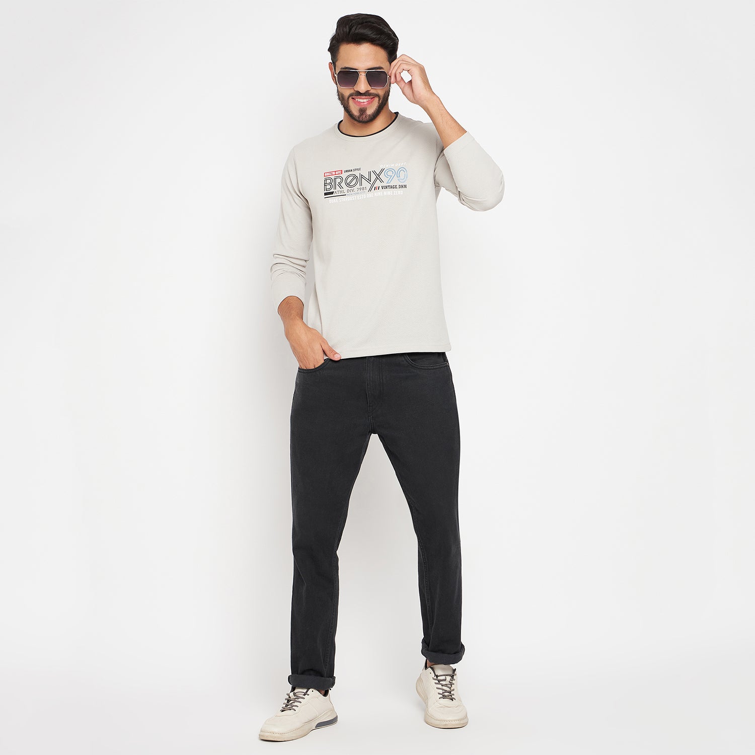 Duke Stardust Men Round Neck Full Sleeve Cotton T-shirt (LF3961)
