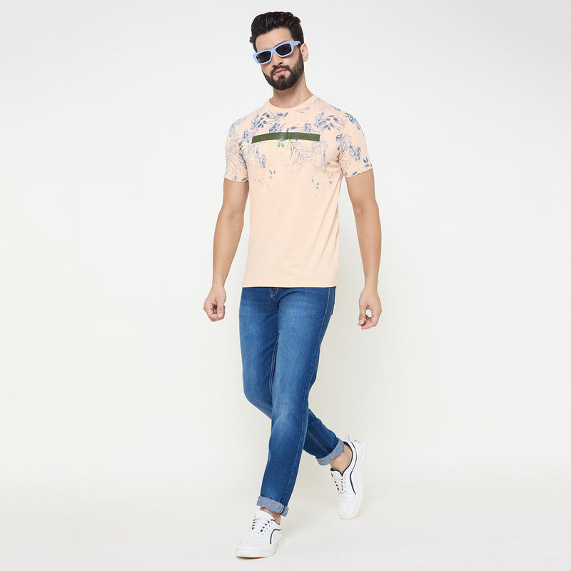 Duke Urban Men Half Sleeve Cotton Tshirt (MLF7147)