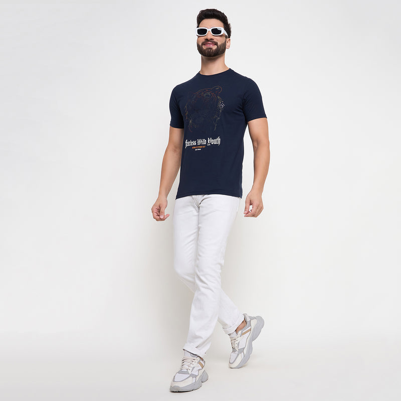 Duke Urban Men Half Sleeve Cotton Tshirt (LF7218)