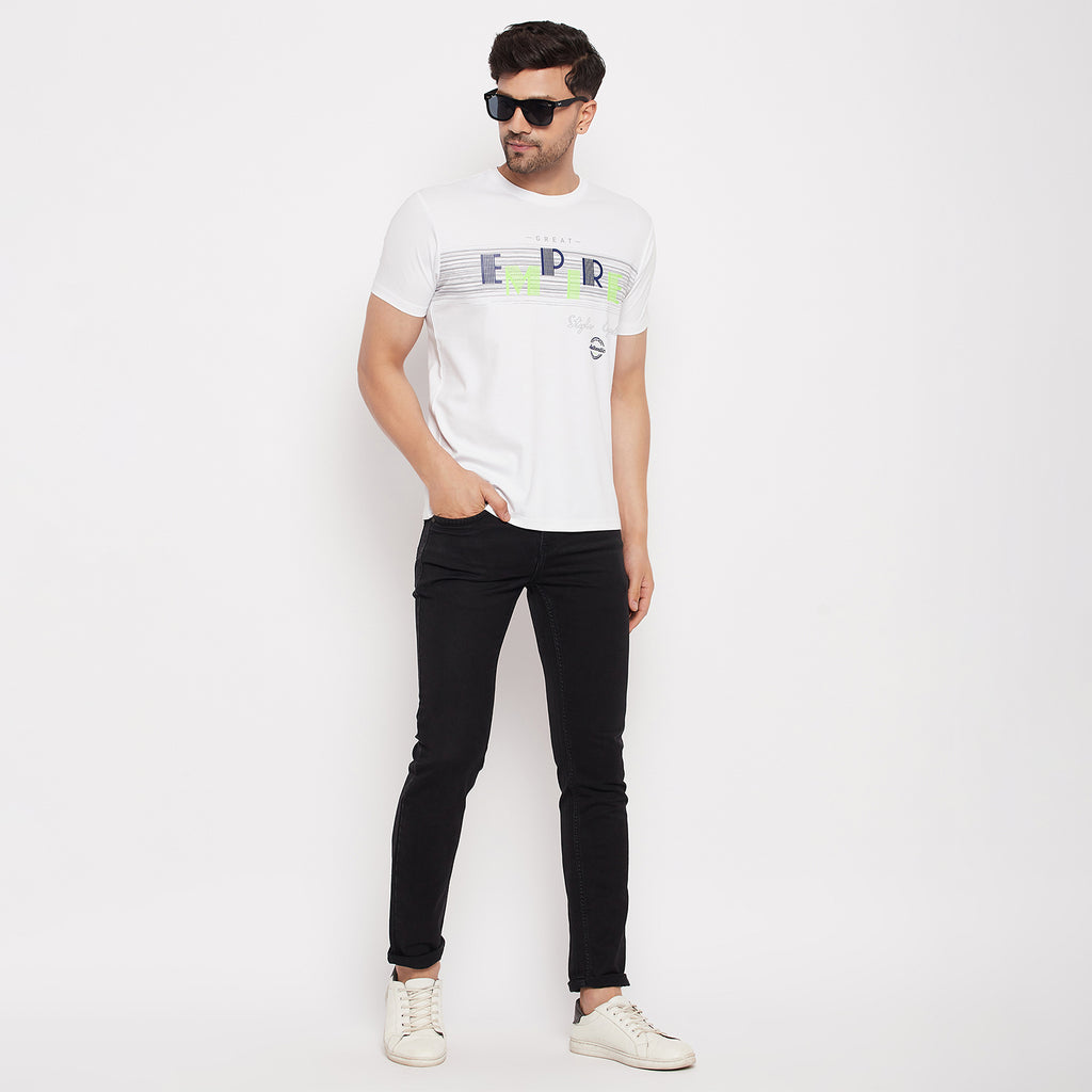 Duke Stardust Men Round Neck Half Sleeve Cotton T-shirt (LF5868)