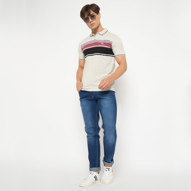 Duke Urban Men Half Sleeve Cotton T-shirt (LF5884)