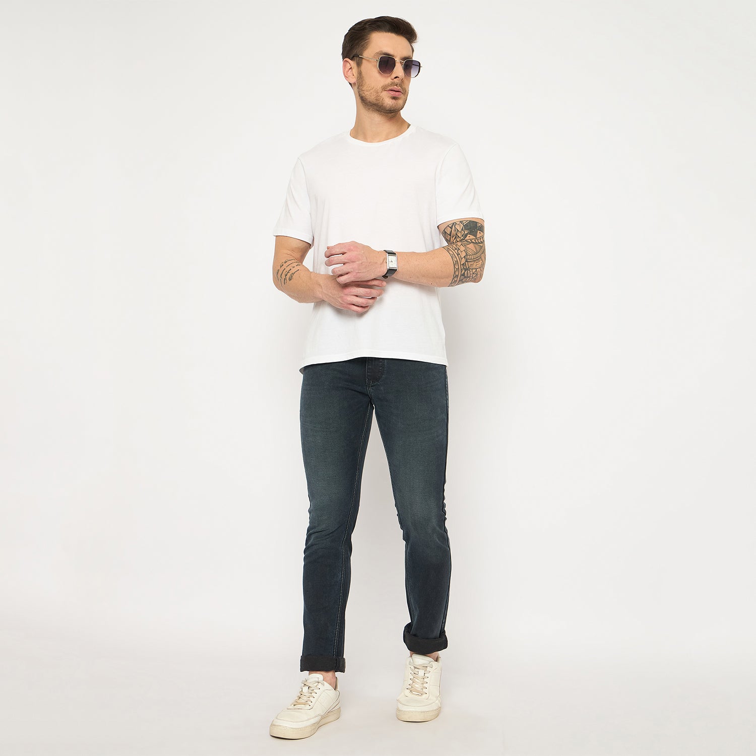 Duke Urban Men Narrow Bottom Stretchable Jeans (SDD5677N)
