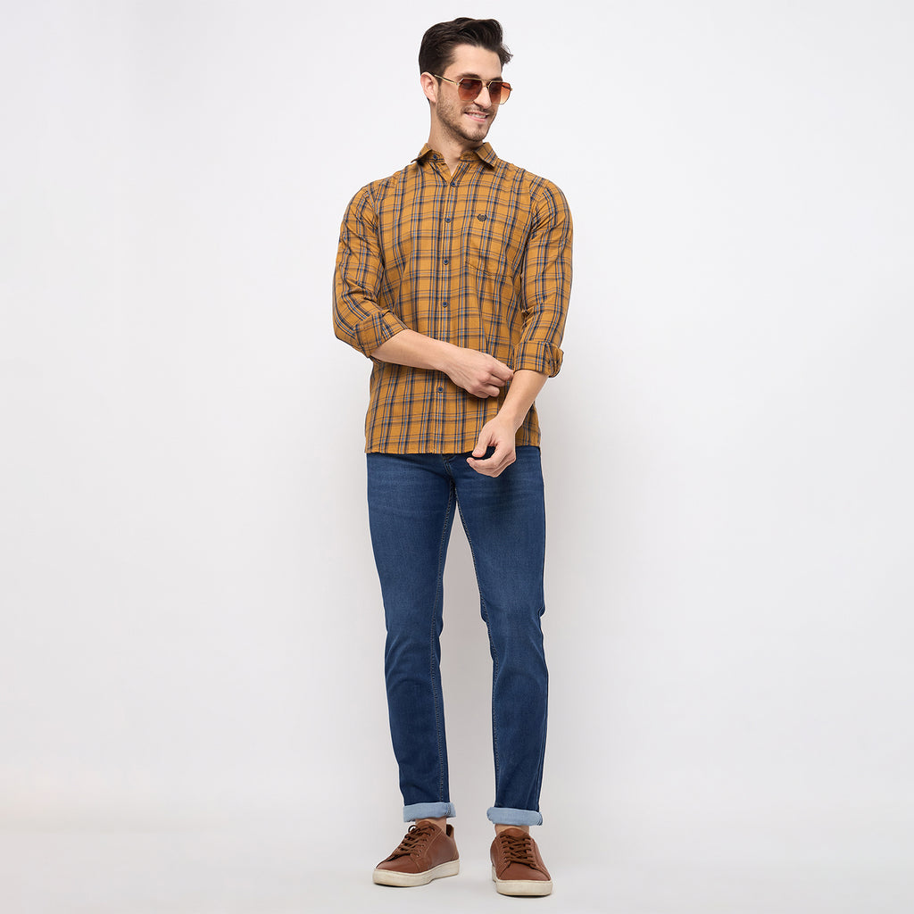 Duke Stardust Men Full Sleeve Cotton Shirt (SDO6CKIA)