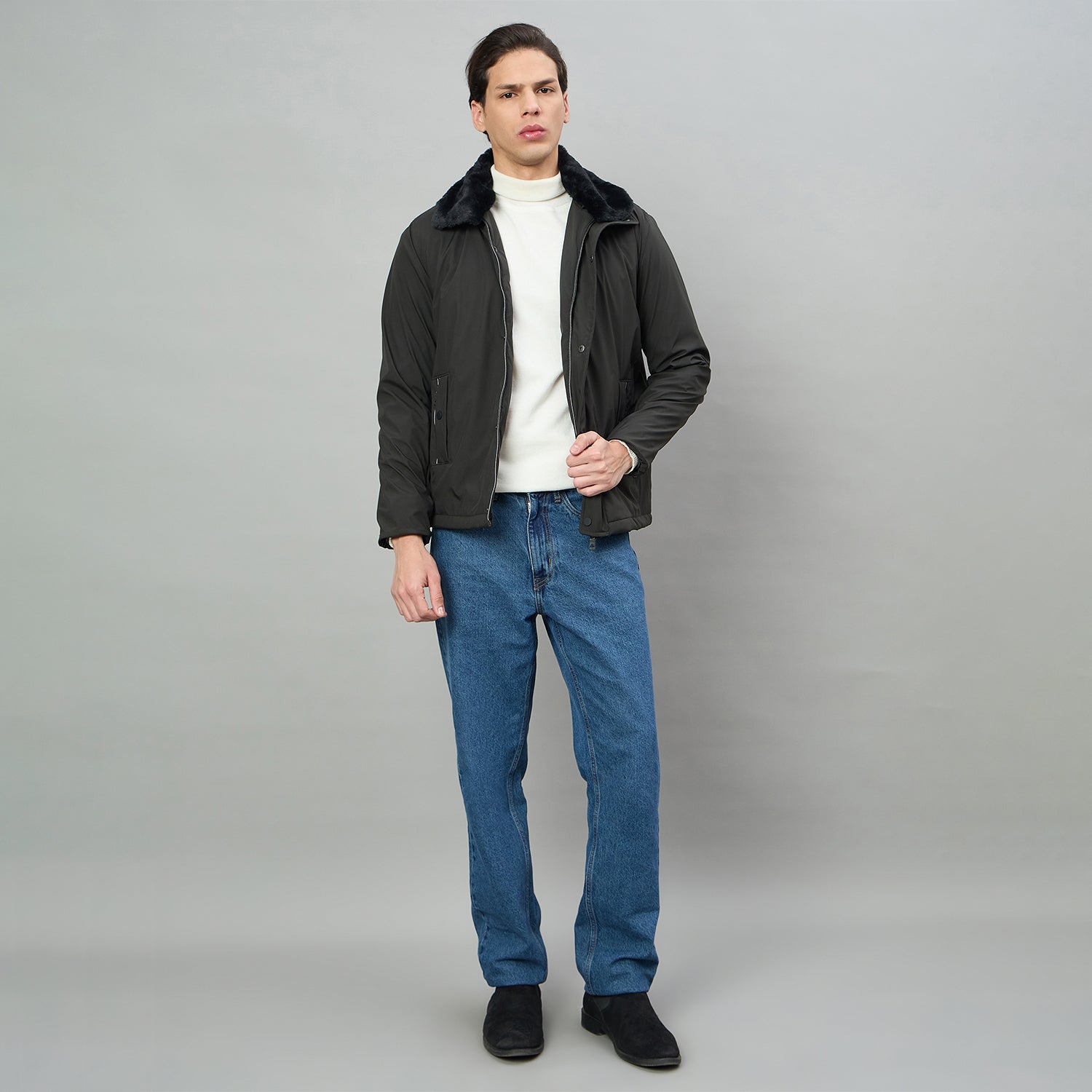 Duke Urban Men Full Sleeve Regular Jacket (SDZ3283)