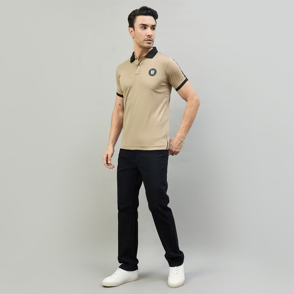 Duke Urban Men Half Sleeve Cotton Smart Fit Casual T-shirt (LF7896)