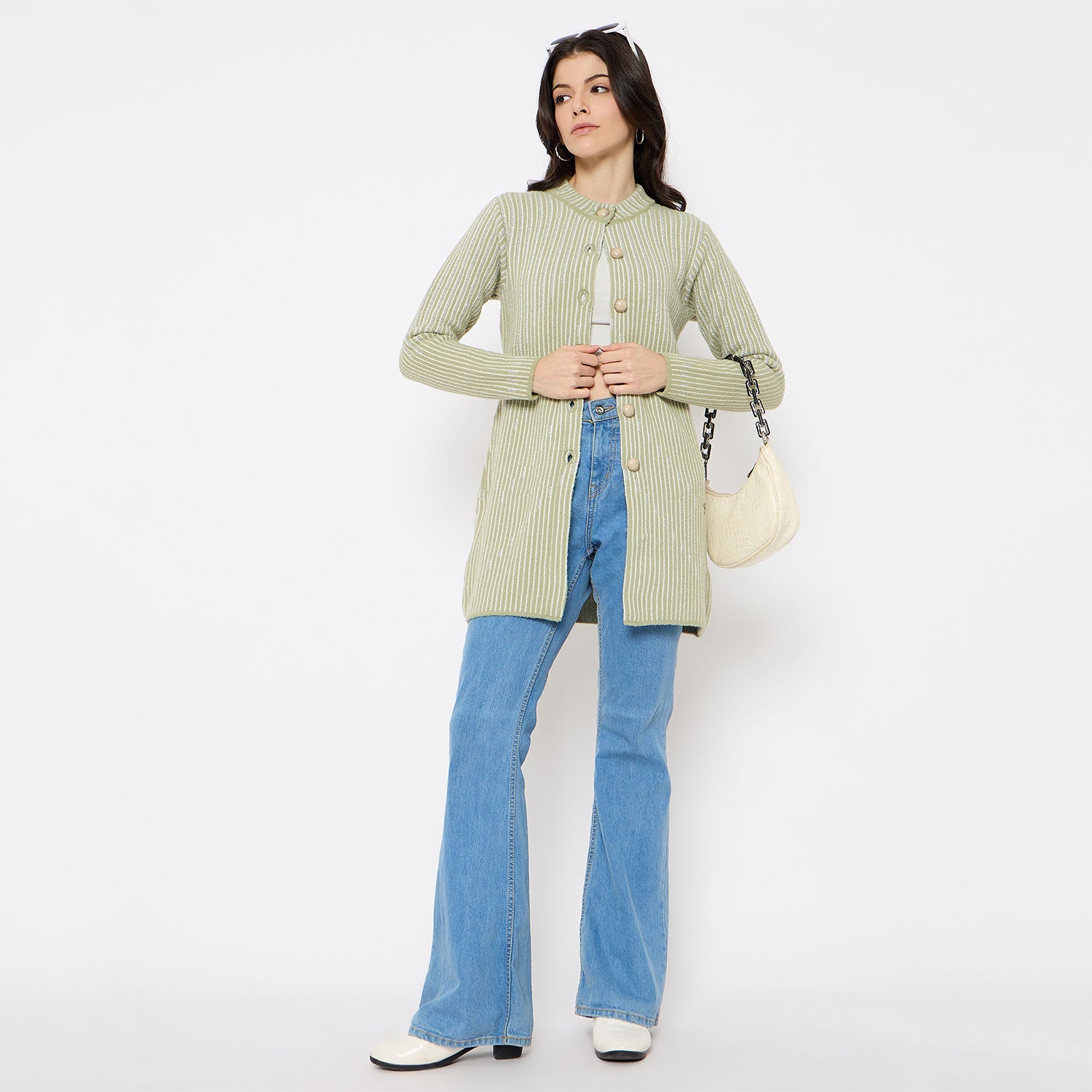 Duke Urban Women Full Sleeve Long Sweater (SDS1214)