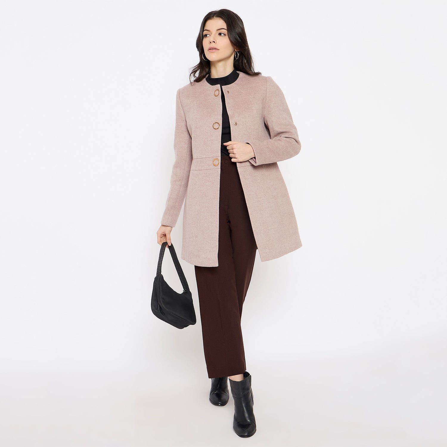 Duke Urban Women Full Sleeve Long Coat (SDZ4170C)