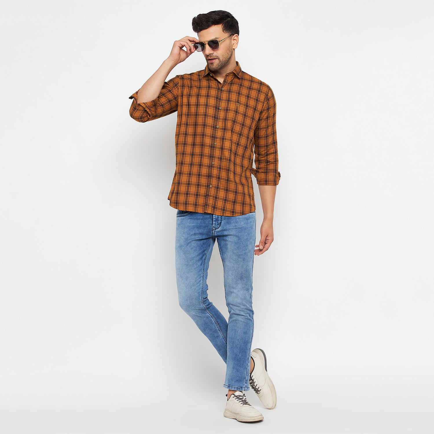 Duke Stardust Men Full Sleeve Cotton Shirts (SD8CKTDQ)