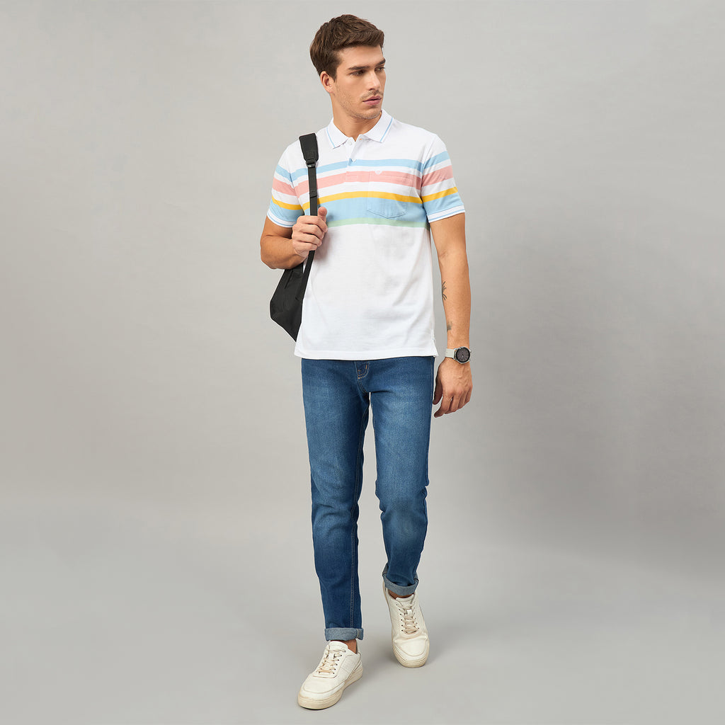 Duke Men Half Sleeve Cotton Tshirt (LF7636)