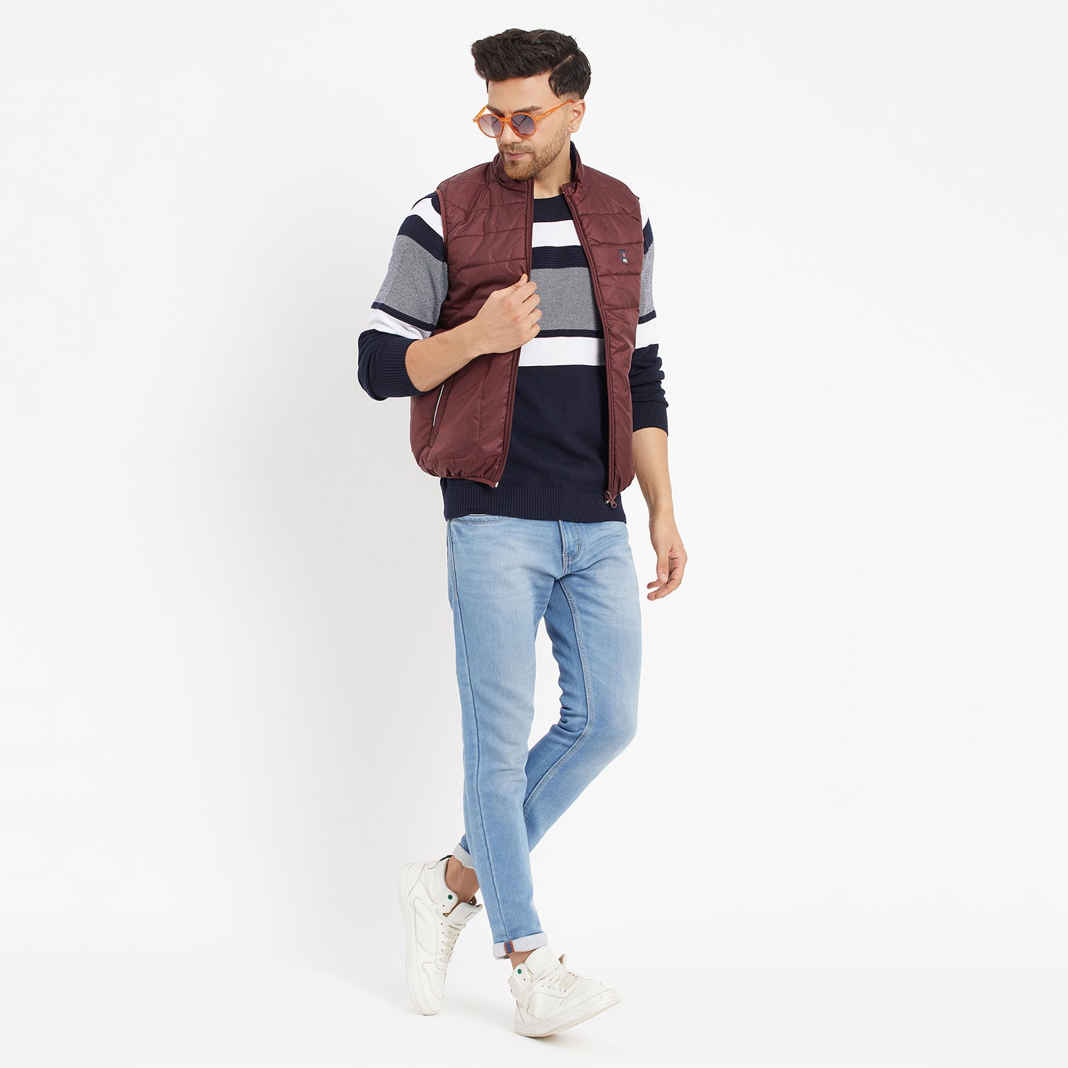 Duke Urban Men Sleeveless Reversible Jacket (SDZ1873)