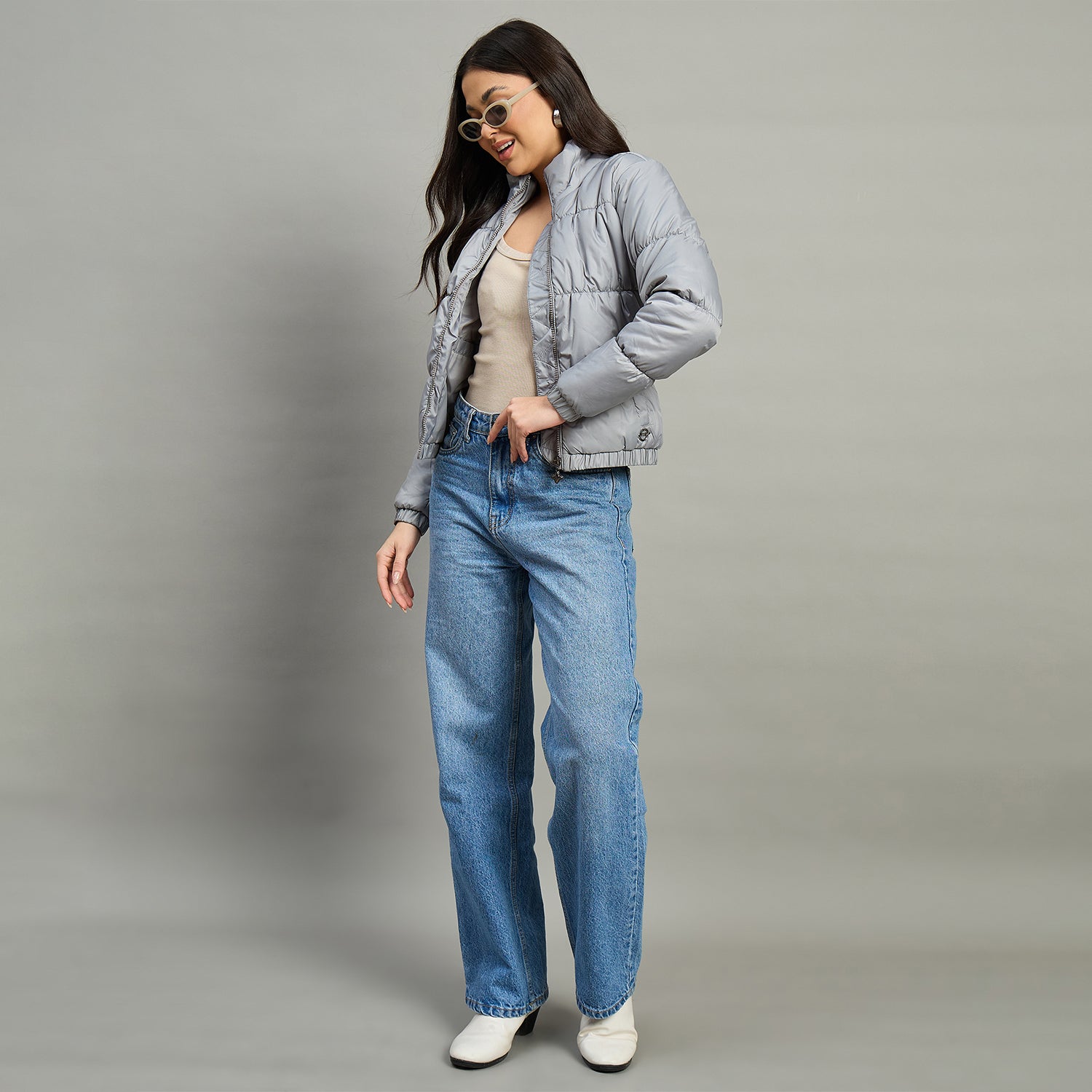 Duke Urban Women High Neck Full Sleeve Jacket (SDZ4024N)