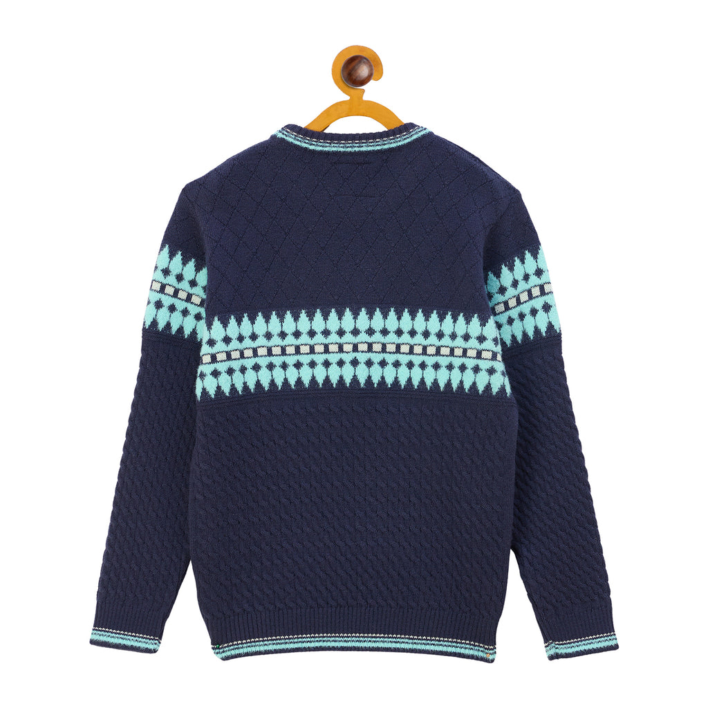Duke Urban Boys Round Neck Full Sleeve Regular Sweater (S3634)