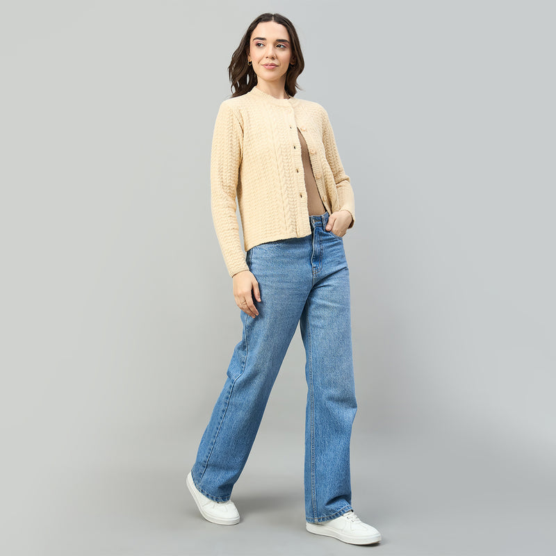 Duke Urban Women Round Neck Full Sleeve Sweater (SDS1522)