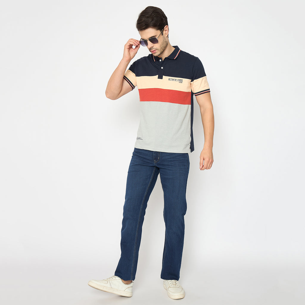 Duke Urban Men Half Sleeve Cotton Tshirt (LF7301)