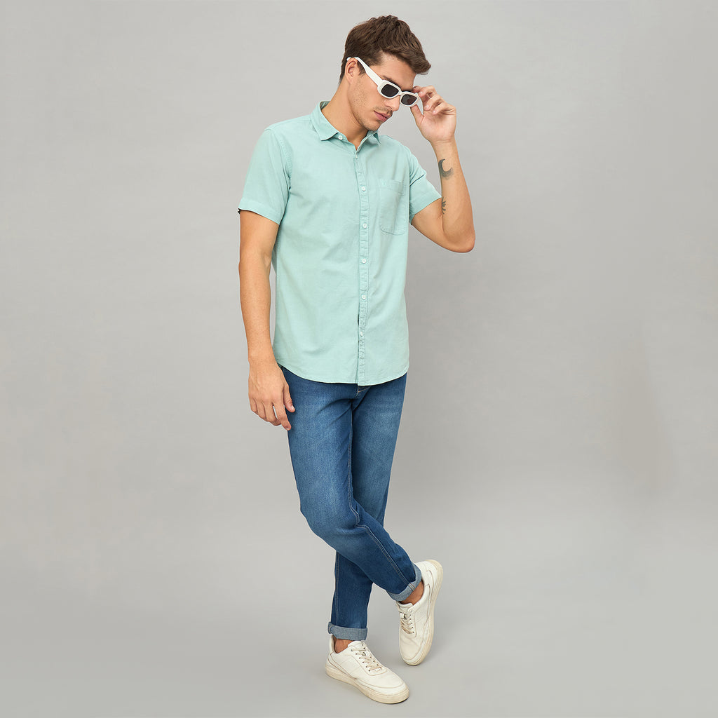 Duke Urban Men Half Sleeve Cotton Shirt (SDO2PLCL)