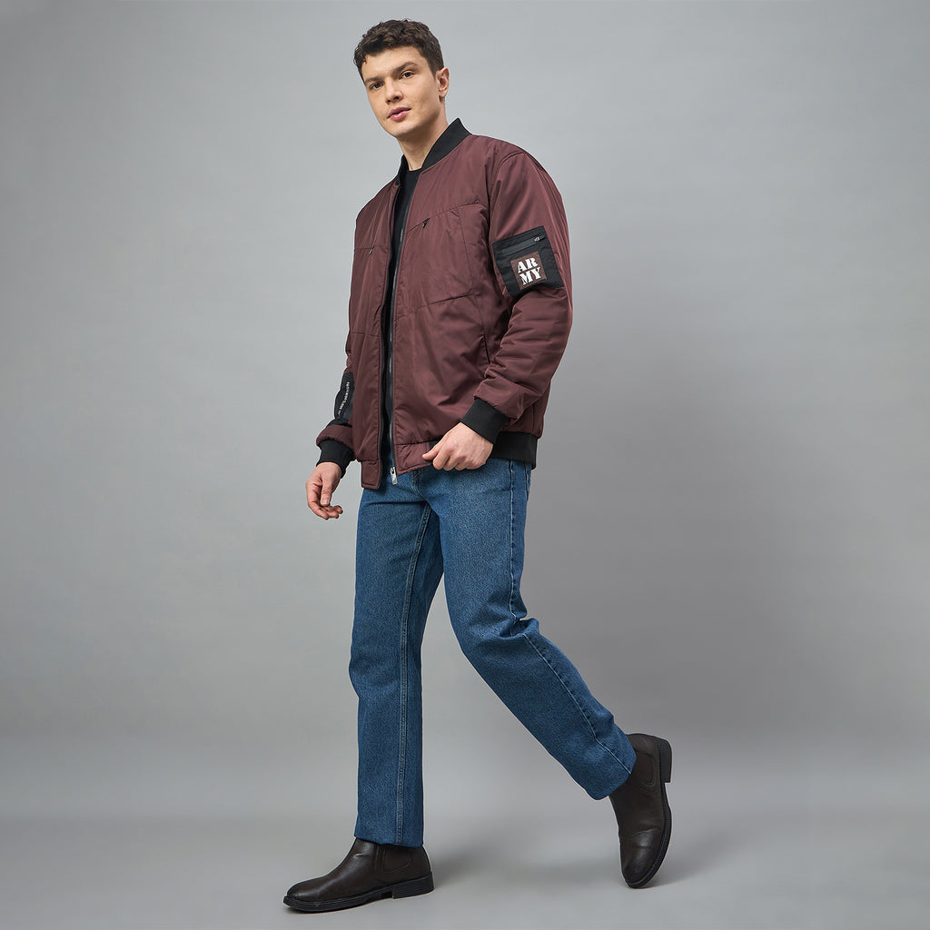 Duke Urban Men Full Sleeve Slim fit Bomber Jacket (SDZ3046N)