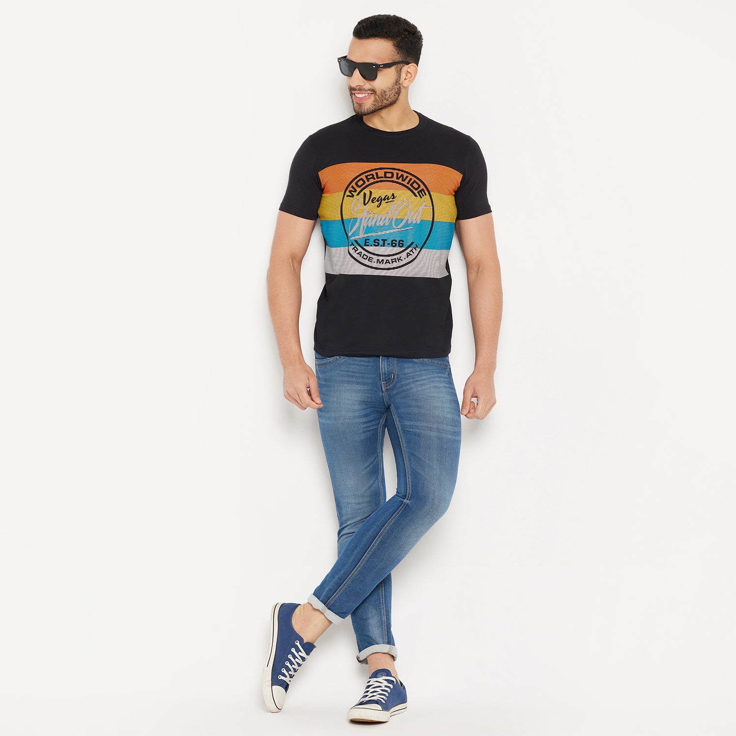 Duke Stardust Men Half Sleeve Round Neck Cotton T-shirt (1082)