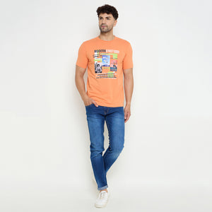 Duke Stardust Men Half Sleeve Cotton Tshirt (LF7219)